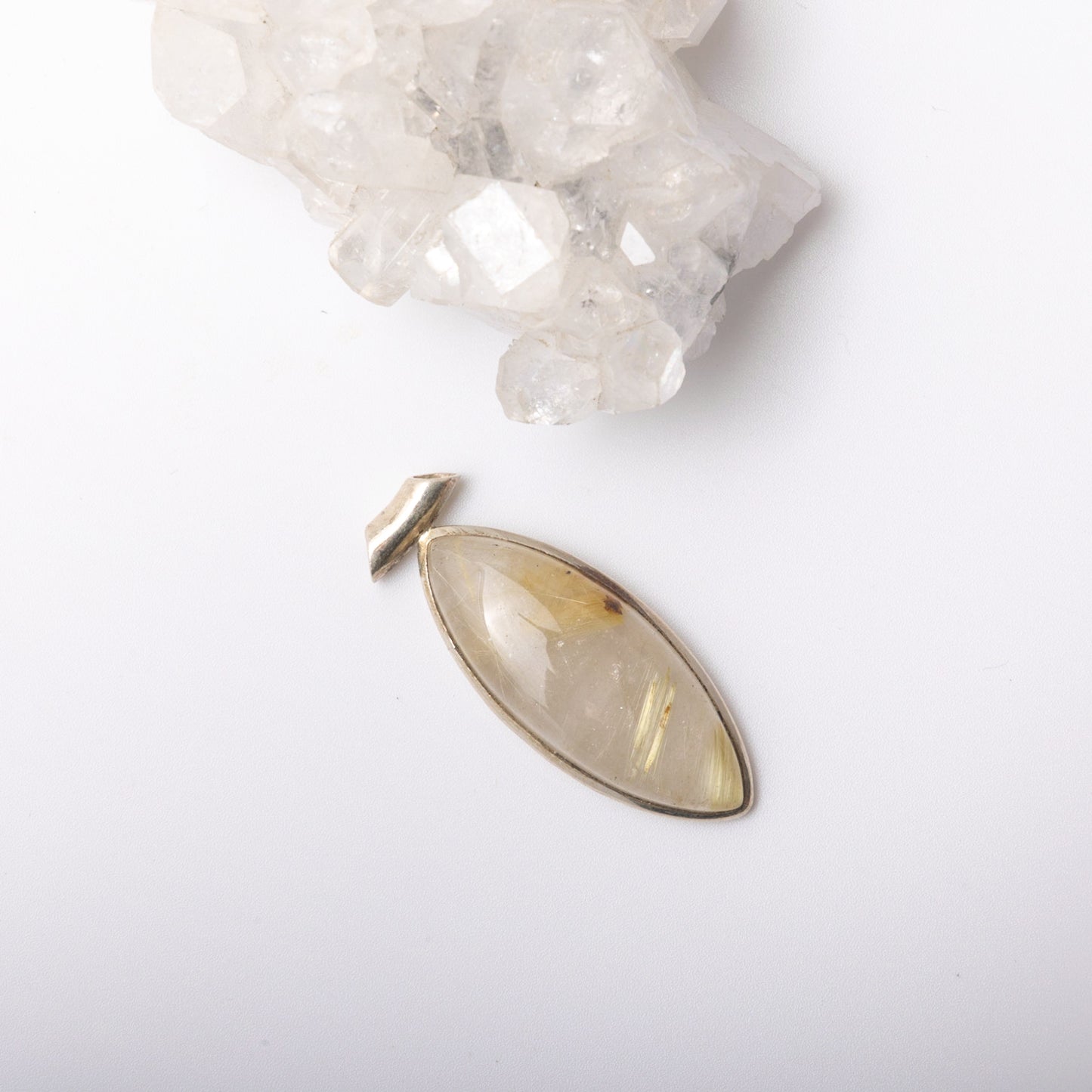 Rutilated Quartz Pendant