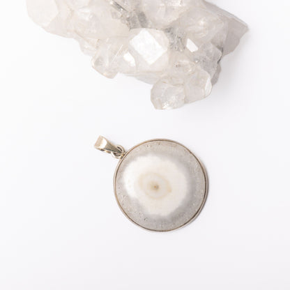 White Agate Pendant