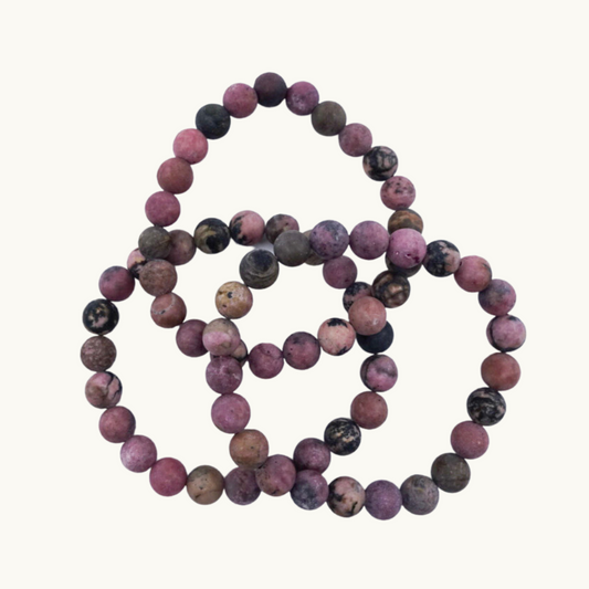 Matte Rhodonite Bracelet