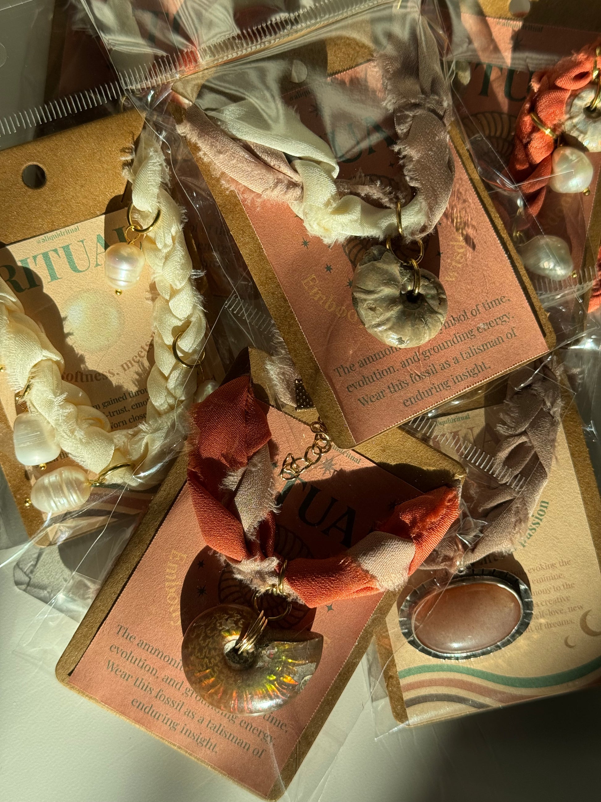 White Braided Necklace Chain with Natural Pearls