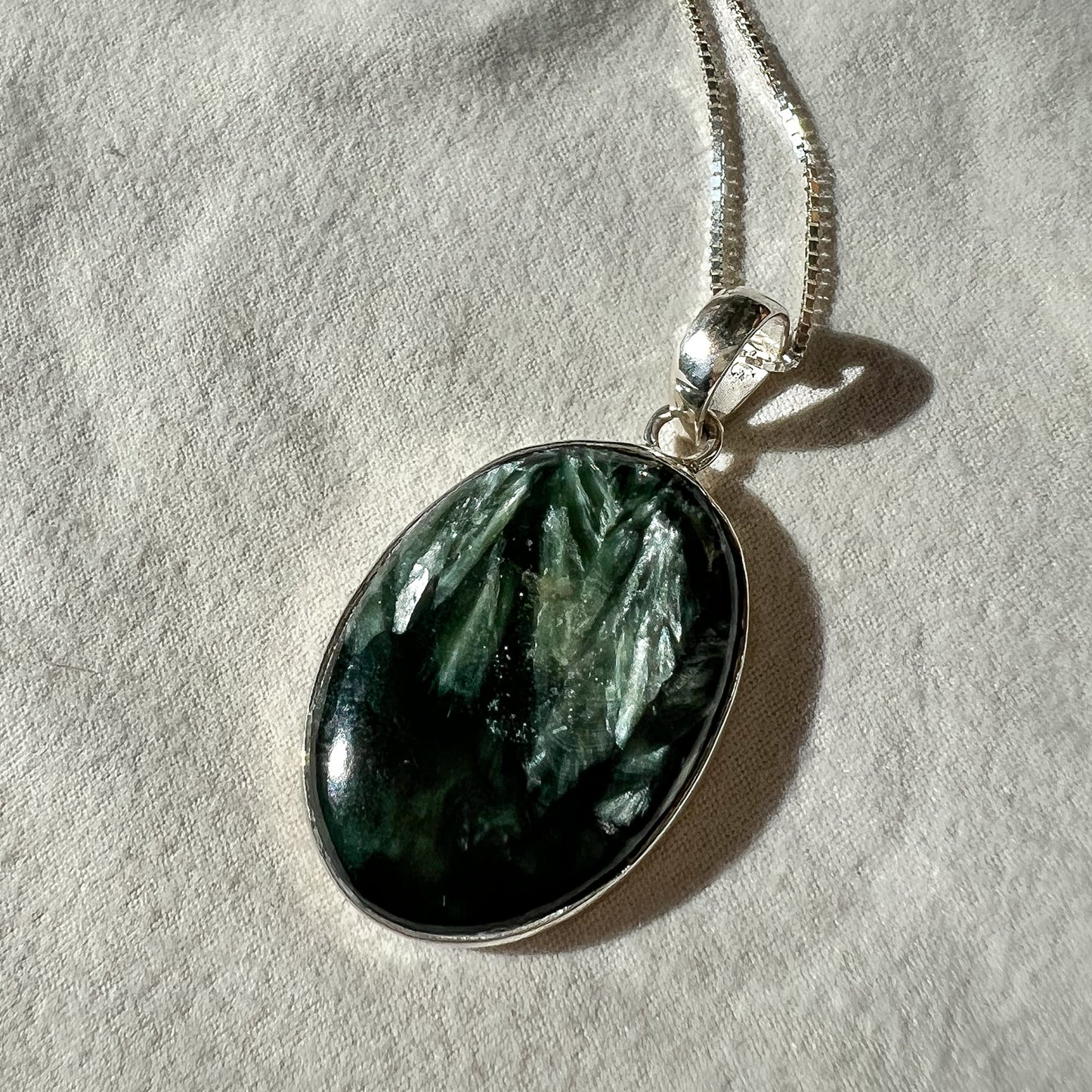 Seraphinite Pendant