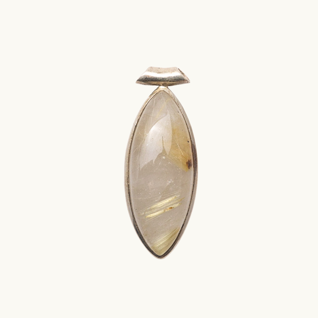 Rutilated Quartz Pendant