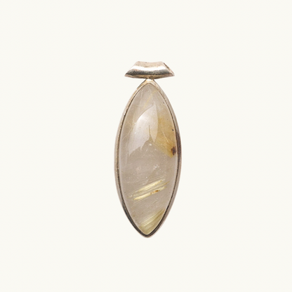 Rutilated Quartz Pendant