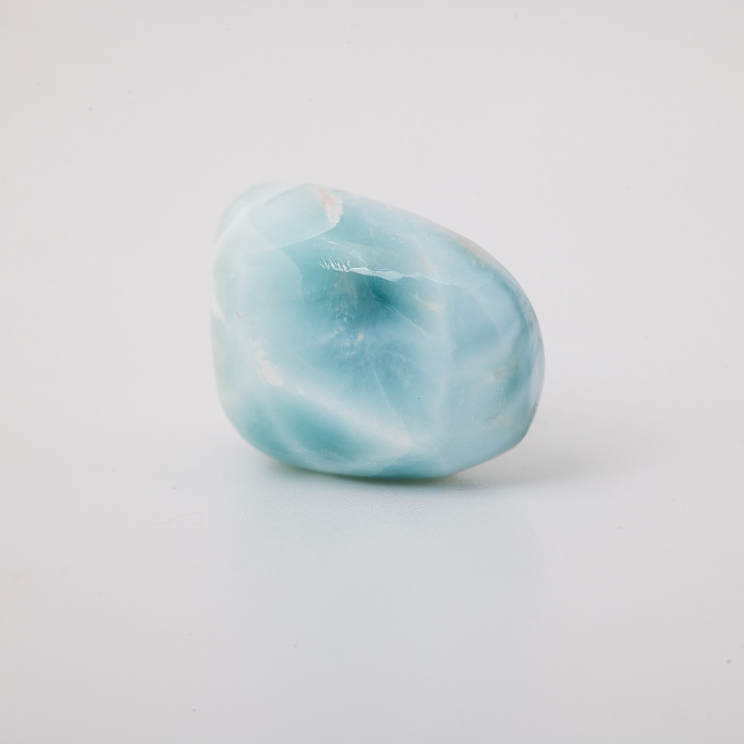 Larimar Tumbled Crystal - Emotional Soothing & Anti-inflammatory - Juniper Stones