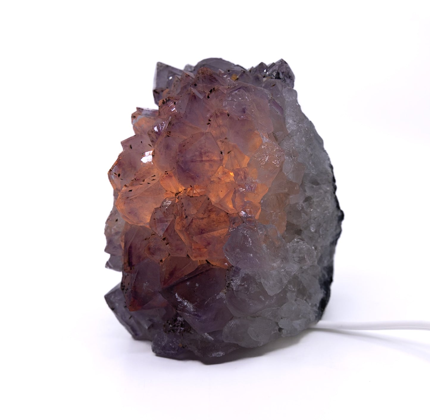 Amethyst Cluster Lamp