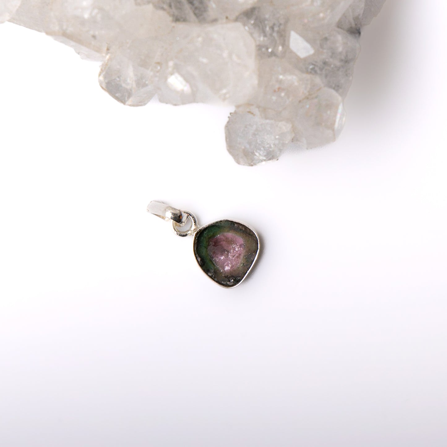 Watermelon Tourmaline Pendant