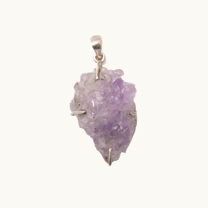 Amethyst Druzy Pendant