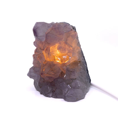 Amethyst Cluster Lamp