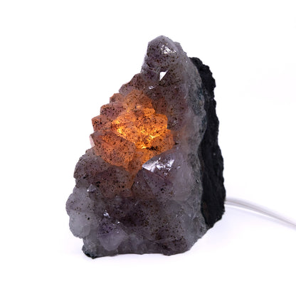 Amethyst Cluster Lamp