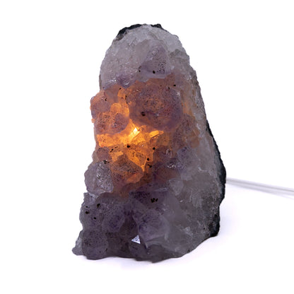 Amethyst Cluster Lamp