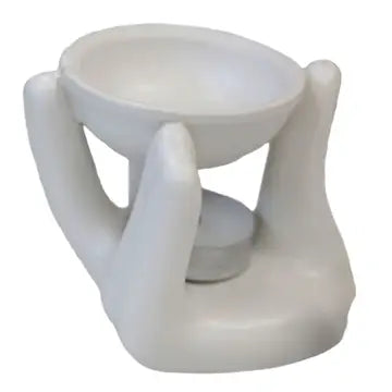 White Hand Oil Burner