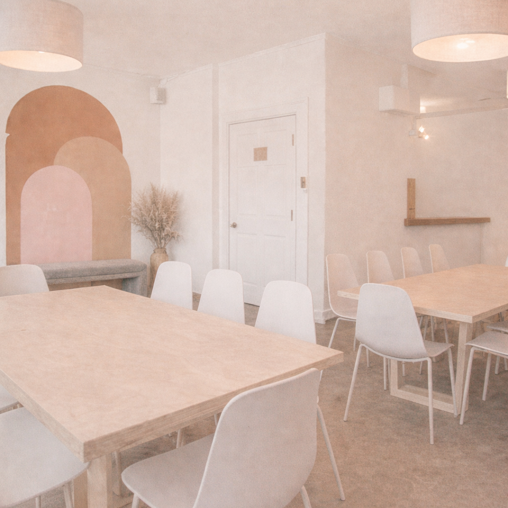 Warm, flexible event space at Juniper
