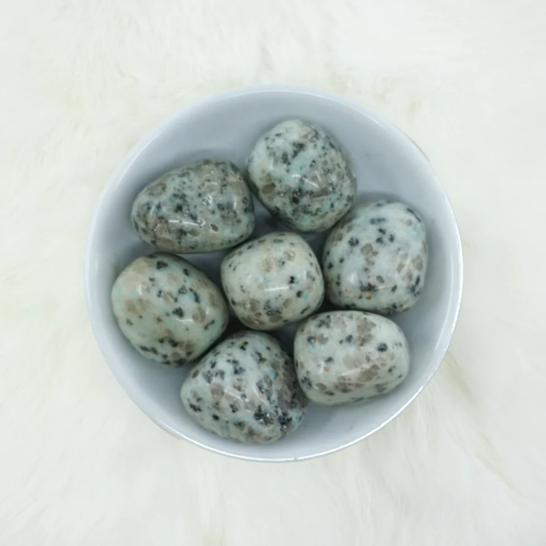 Kiwi Jasper Tumbled Crystals - Tranquility & Inner Harmony - Juniper Stones