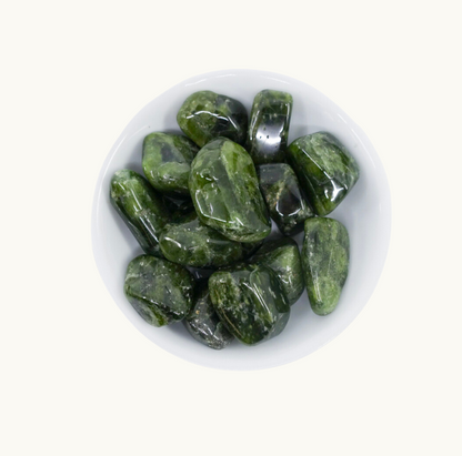 Idocrase Vesuvianite Tumbled Crystals - Manifestation & Mind-Body-Spirit Alignment - Juniper Stones