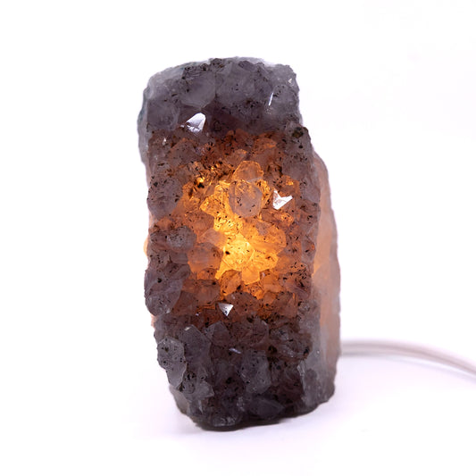 Amethyst Cluster Lamp