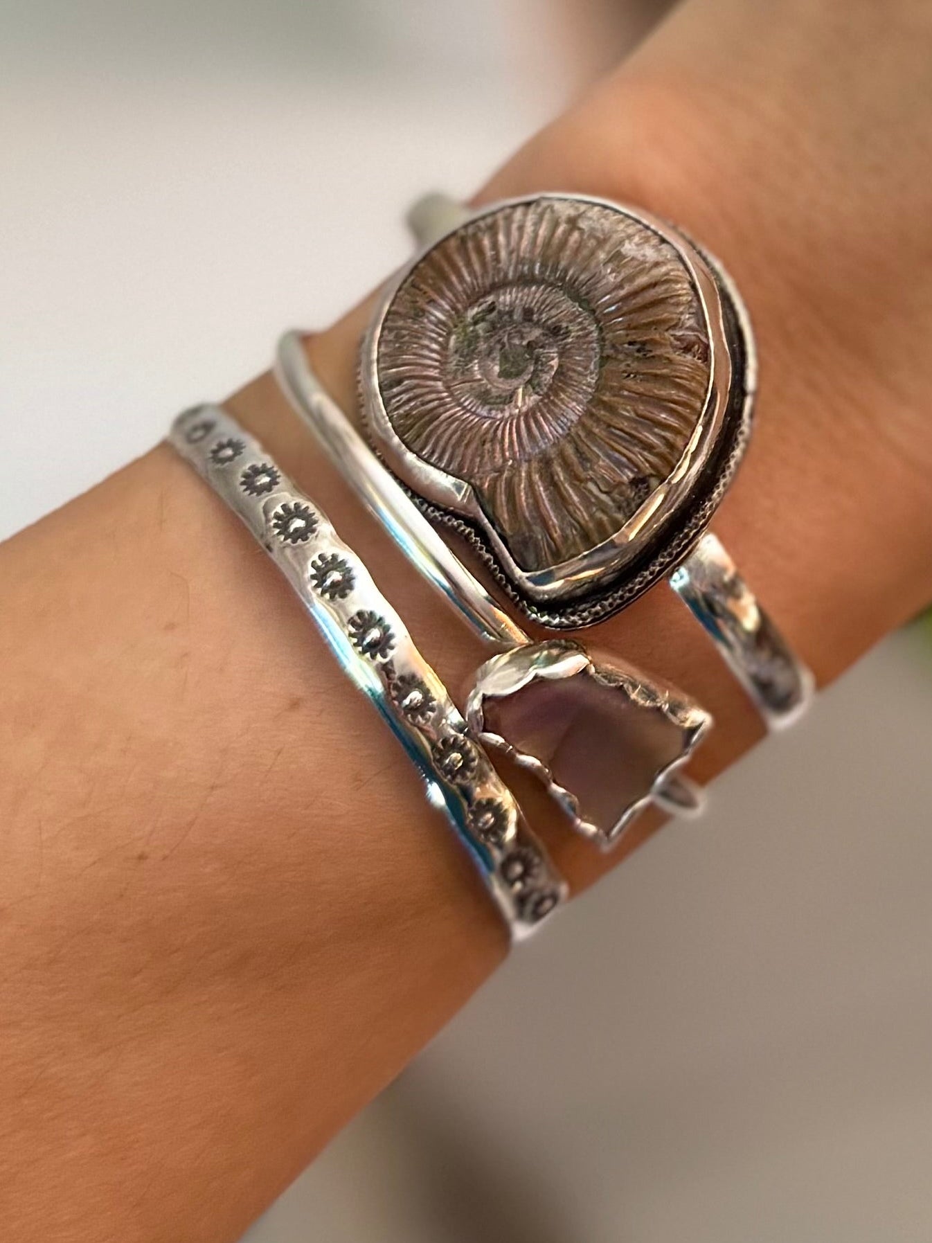 Mother of Pearl Bangle Bracelet