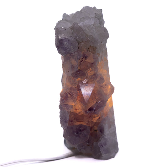 Amethyst Cluster Lamp