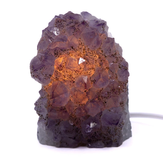 Amethyst Cluster Lamp