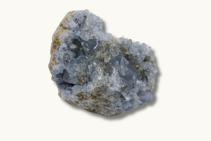 Celestite cluster, approximately 3.5" x 2.50" in size, handpicked for you by Juniper Stones.