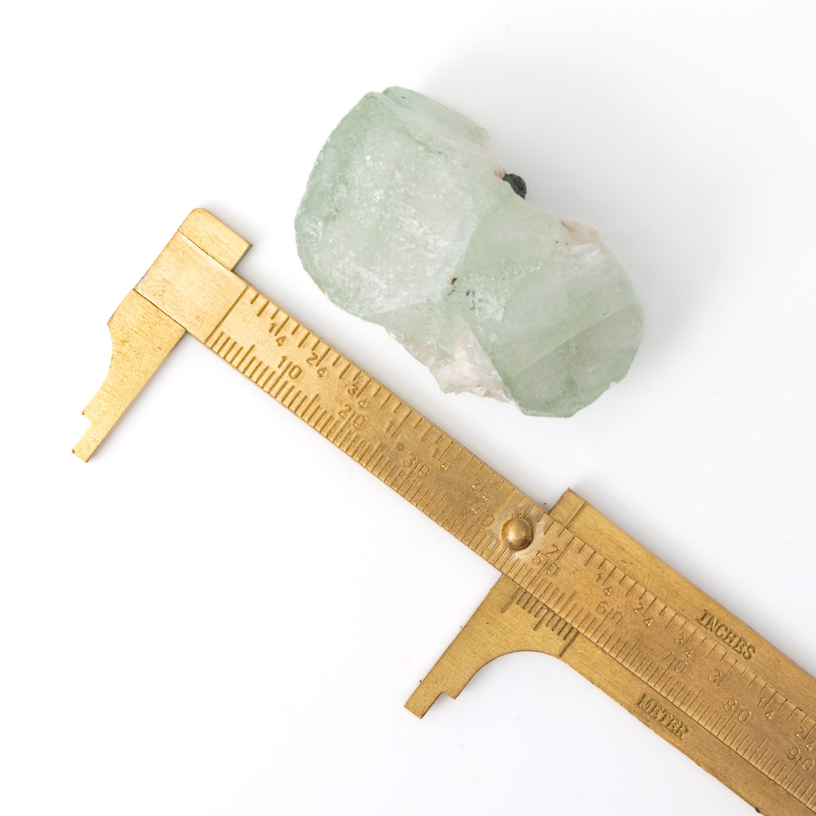 Green Apophyllite Crystal - Roughly measures 1.5" x 1", shapes and sizes may vary. All stones intuitively chosen