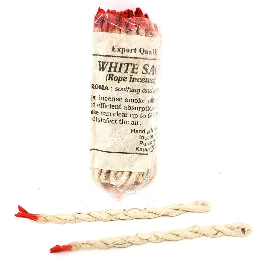 Tibetan Rope Incense - White Sage