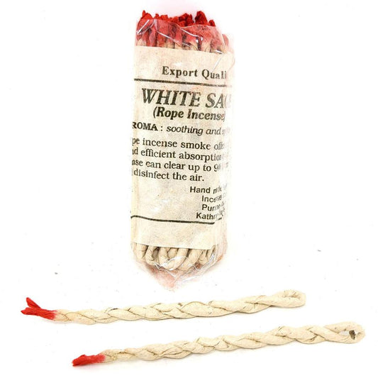 Tibetan Rope Incense - White Sage