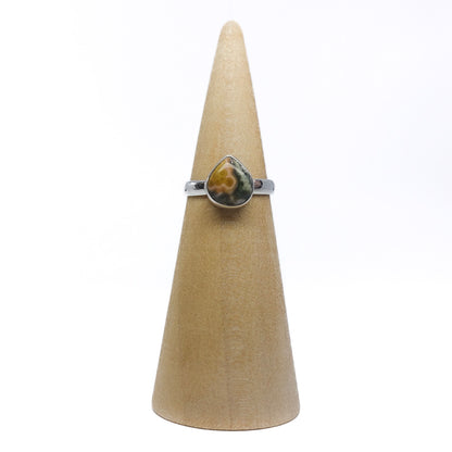 Ocean jasper ring representing joy and negativity dissolution. Shop now!