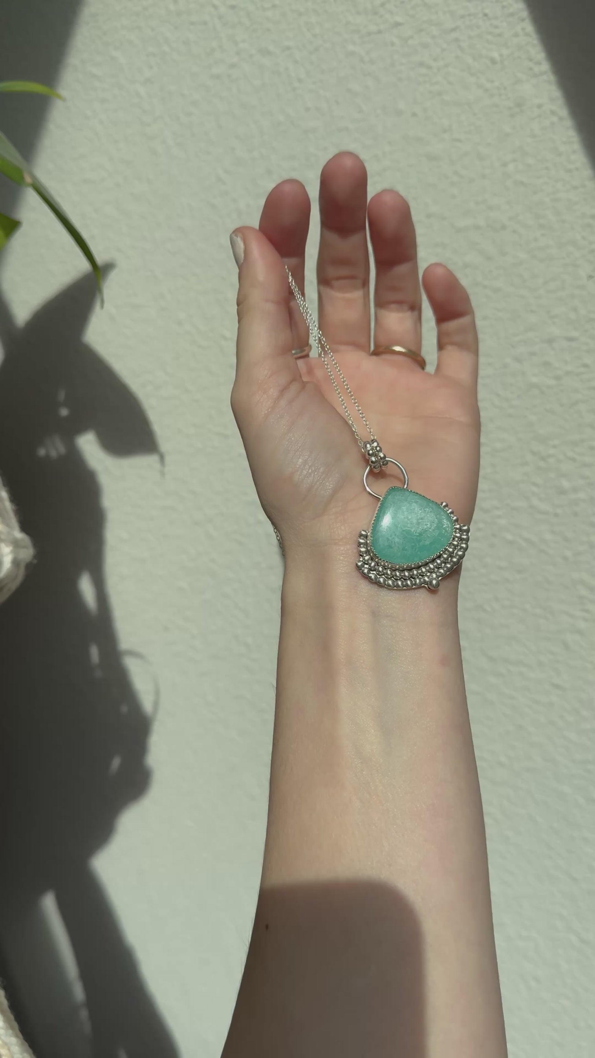 Amazonite Pendant (chain not included)