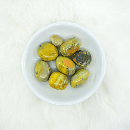 Bumblebee Jasper Tumbled