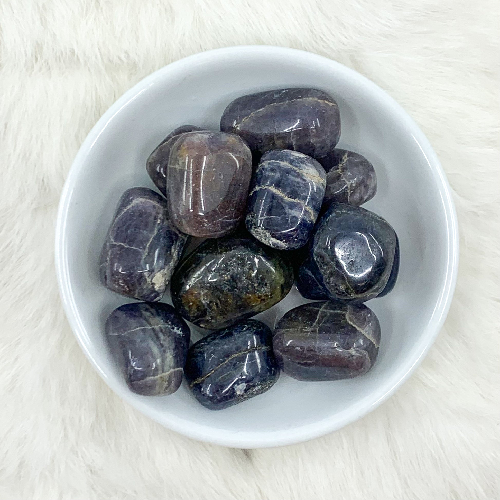 Iolite Tumbled Crystals - Inner Vision & Growth - Juniper Stones