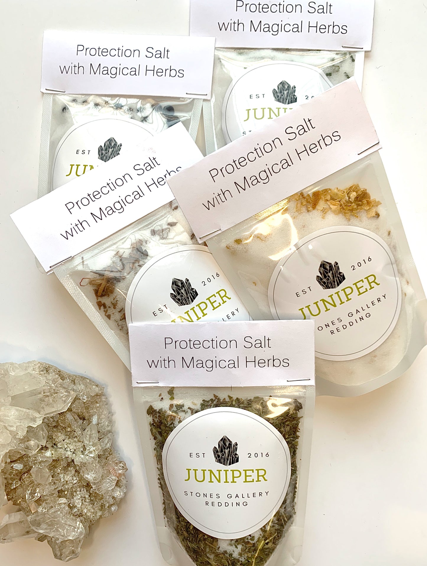 Protection Salts with Magical Herbs