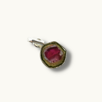 Watermelon Tourmaline Pendant