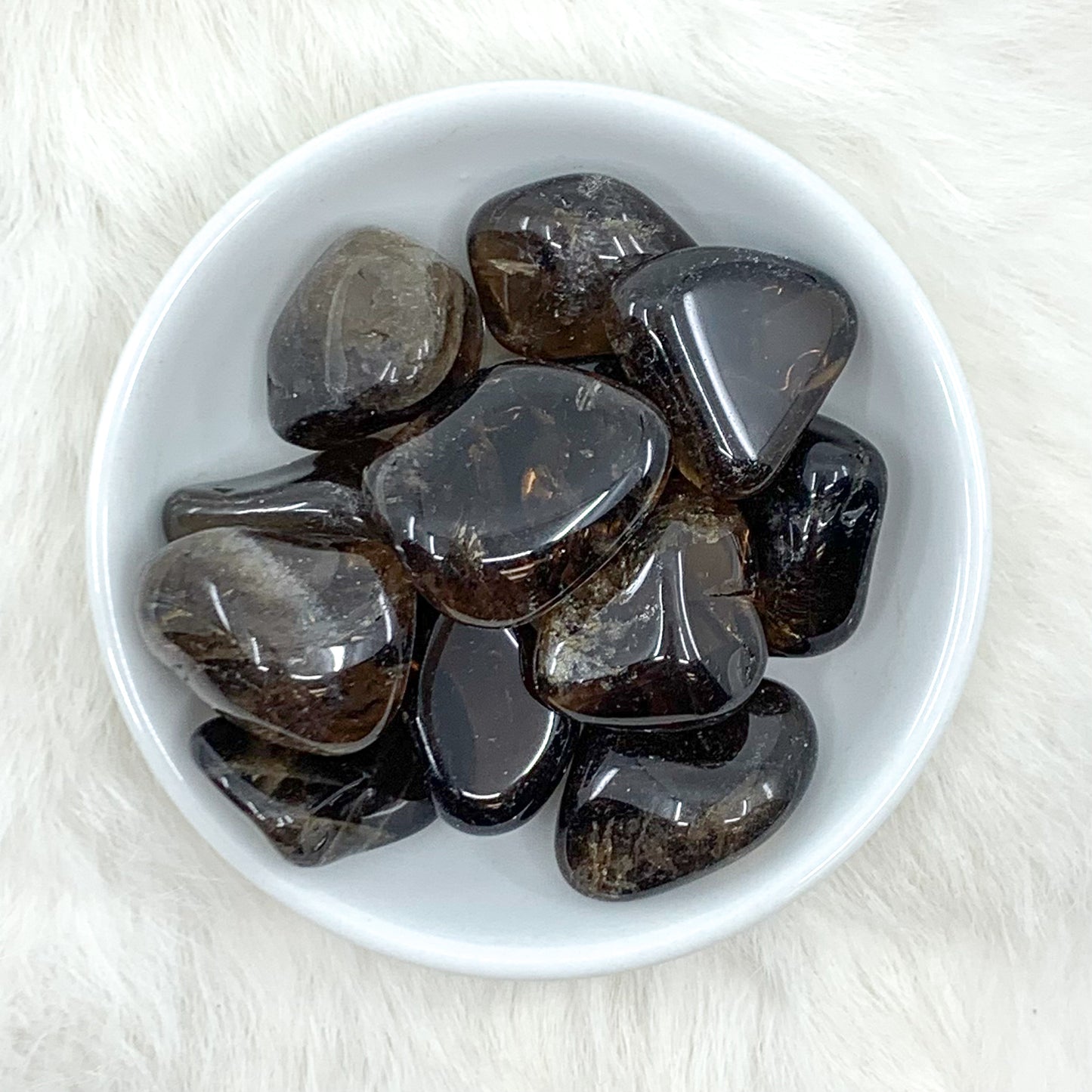 Smoky Quartz Tumbled Crystals - Grounding & Aura Cleansing - Juniper Stones