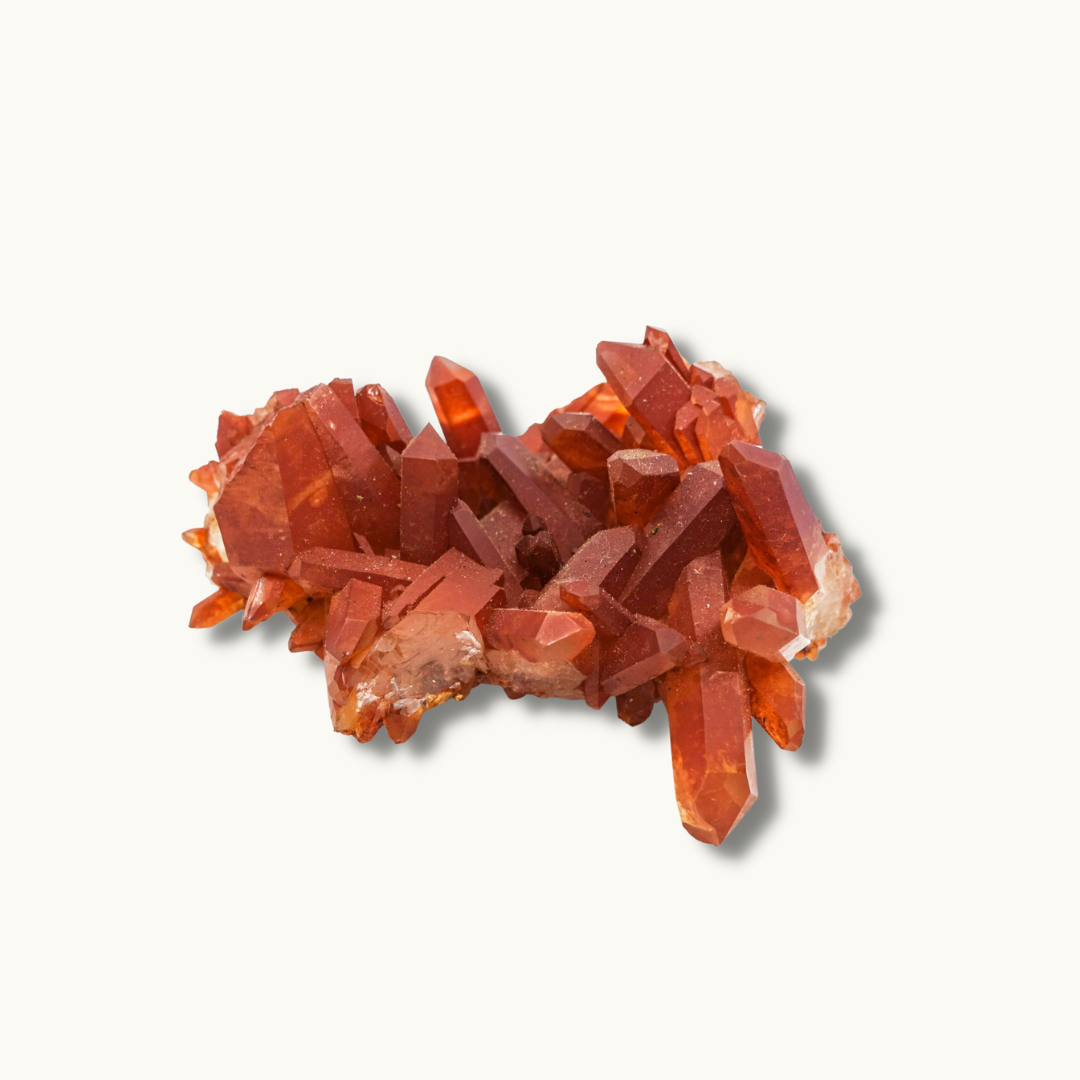 Tangerine Quartz Crystal Cluster - Orange - Stimulating Creativity and Sexual Energies