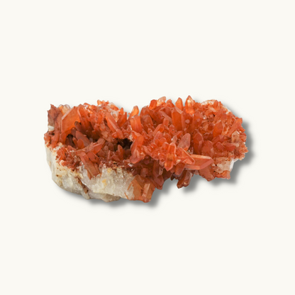 Tangerine Quartz Crystal Cluster - Orange - Stimulating Creativity and Sexual Energies