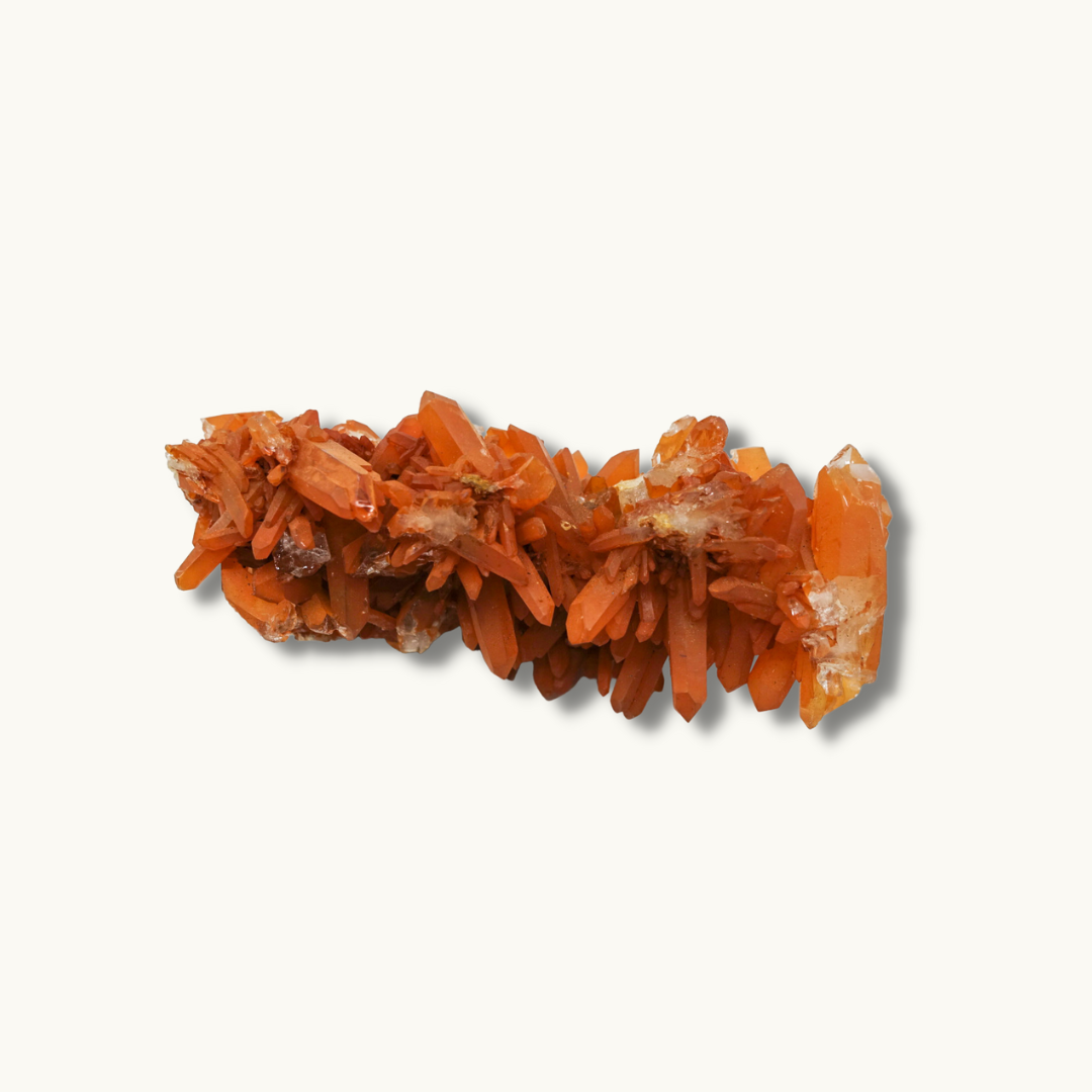 Tangerine Quartz Crystal Cluster - Orange - Stimulating Creativity and Sexual Energies