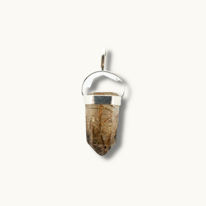 Rutilated Quartz Pendant