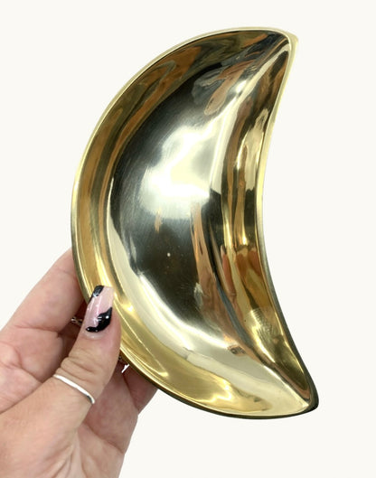 Brass Moon Dish Large