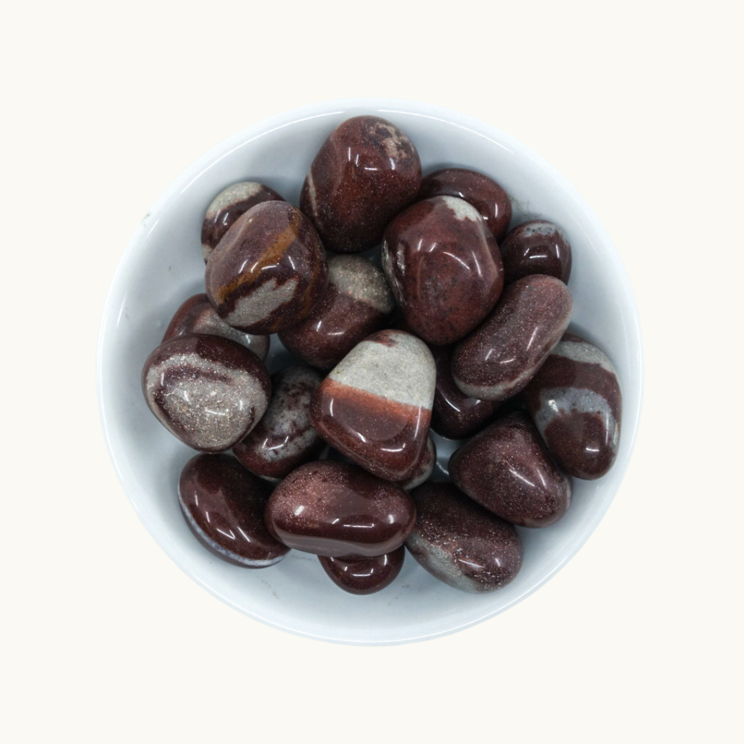 Shiva Lingam Tumbled Crystals - Inner Transformation & Kundalini Activation - Juniper Stones