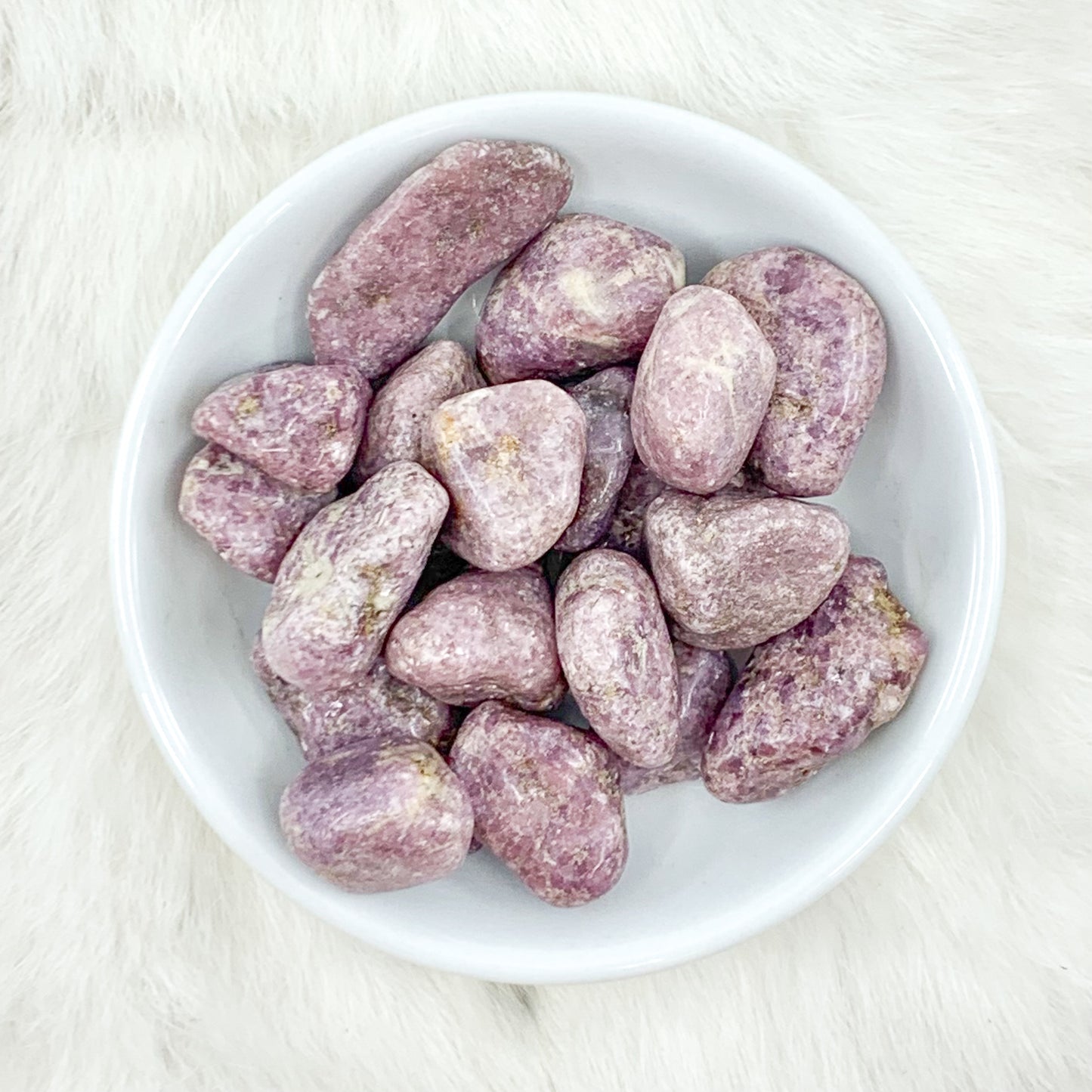 Lepidolite Tumbled Crystal - Stress Relief & Emotional Healing - Juniper Stones