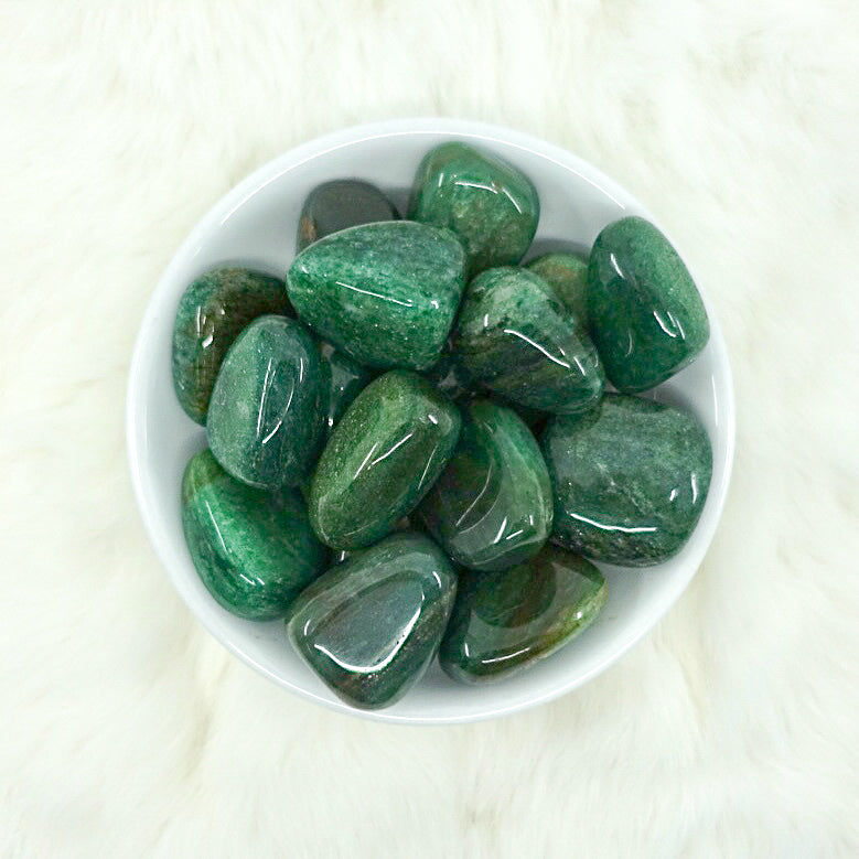 Fuchsite Tumbled Crystals - Healing & Love - Juniper Stones