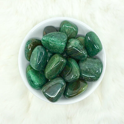 Fuchsite Tumbled Crystals - Healing & Love - Juniper Stones