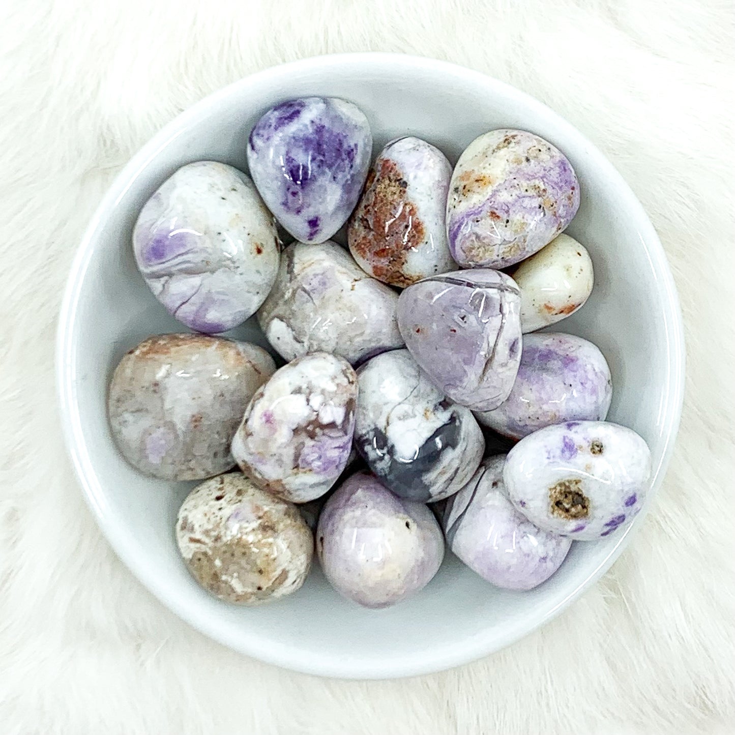 Purple Opal Tumbled Crystals - Awakening Love & Consciousness - Juniper Stones