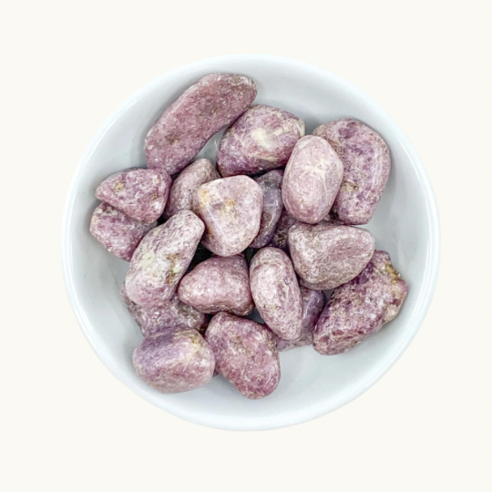 Lepidolite Tumbled Crystal - Stress Relief & Emotional Healing - Juniper Stones