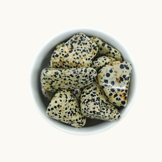 Dalmation Jasper Tumbled