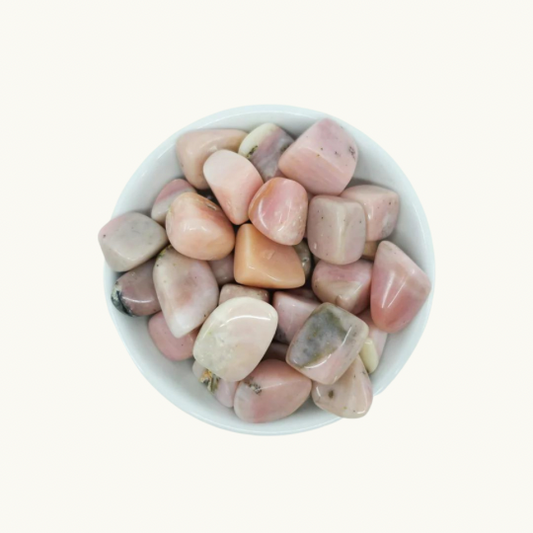 Tumbled Pink Opal Crystals - Renewal, Self-Acceptance & Spiritual Insight - Juniper Stones