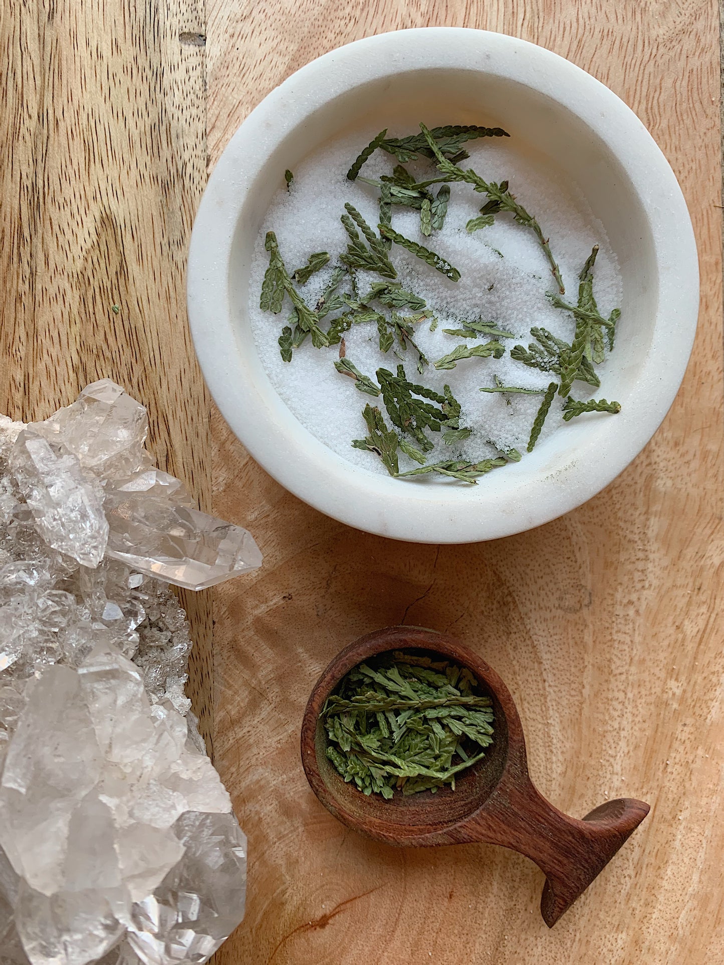 Protection Salts with Magical Herbs