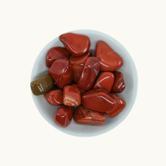 Red Jasper Tumbled Crystals - Endurance & Creativity - Juniper Stones