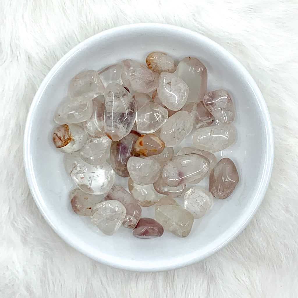  Lithium Quartz Tumbled Crystal - Profound Healing & Emotional Peace - Juniper Stones