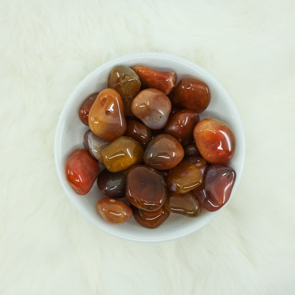 River Agate Tumbled Crystals - Humor & Emotional Stability - Juniper Stones